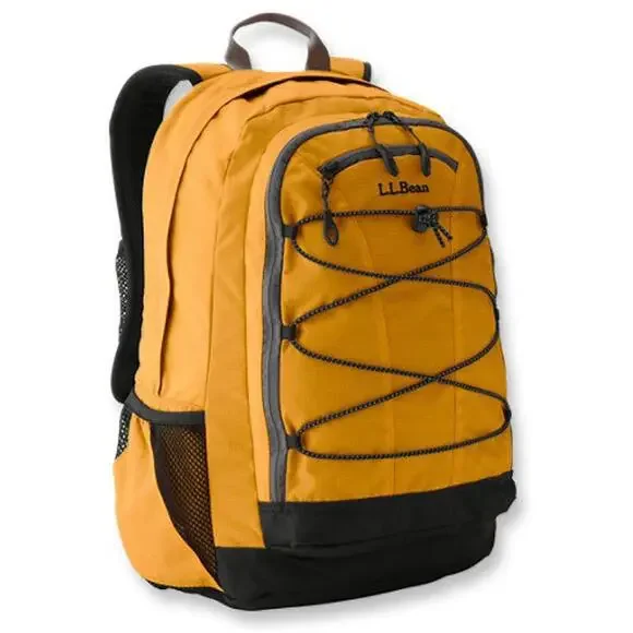 LL Bean Yellow Backpack - Picture 10 of 10